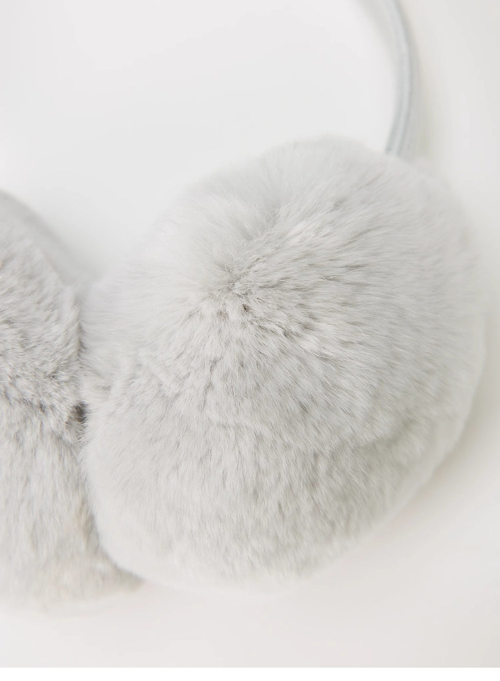 Autumn and Winter Plush Warm Fashionable Ear Protection Rabbit Fur Ear Muffs-4
