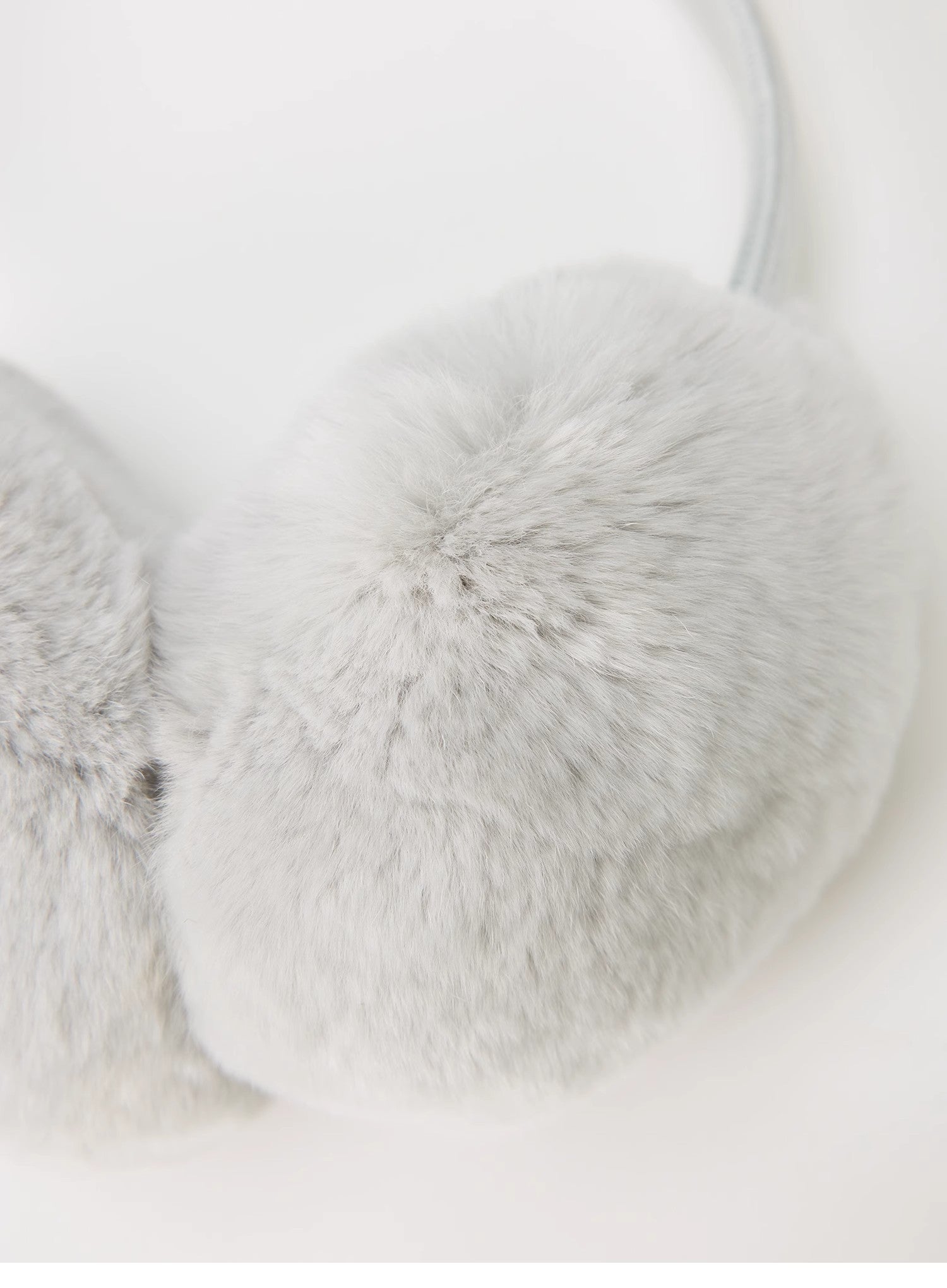 Autumn and Winter Plush Warm Fashionable Ear Protection Rabbit Fur Ear Muffs-4