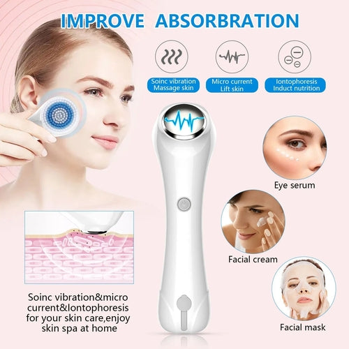 ✅ 3-in-1 Facial Cleansing Brush – Waterproof Exfoliating & Skin Care Tool