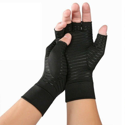 XWOW™ Compression Arthritis Gloves – Pain Relief Half Finger Support Brace (Unisex)