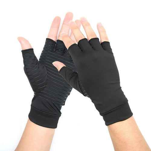 XWOW™ Compression Arthritis Gloves – Pain Relief Half Finger Support Brace (Unisex)