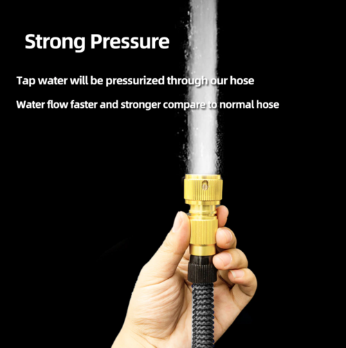 ✅ 4X Stronger Expandable Flexible Garden Hose – Leak-Proof, Lightweight & Durable