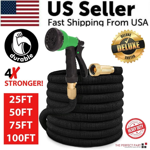 ✅ 4X Stronger Expandable Flexible Garden Hose – Leak-Proof, Lightweight & Durable
