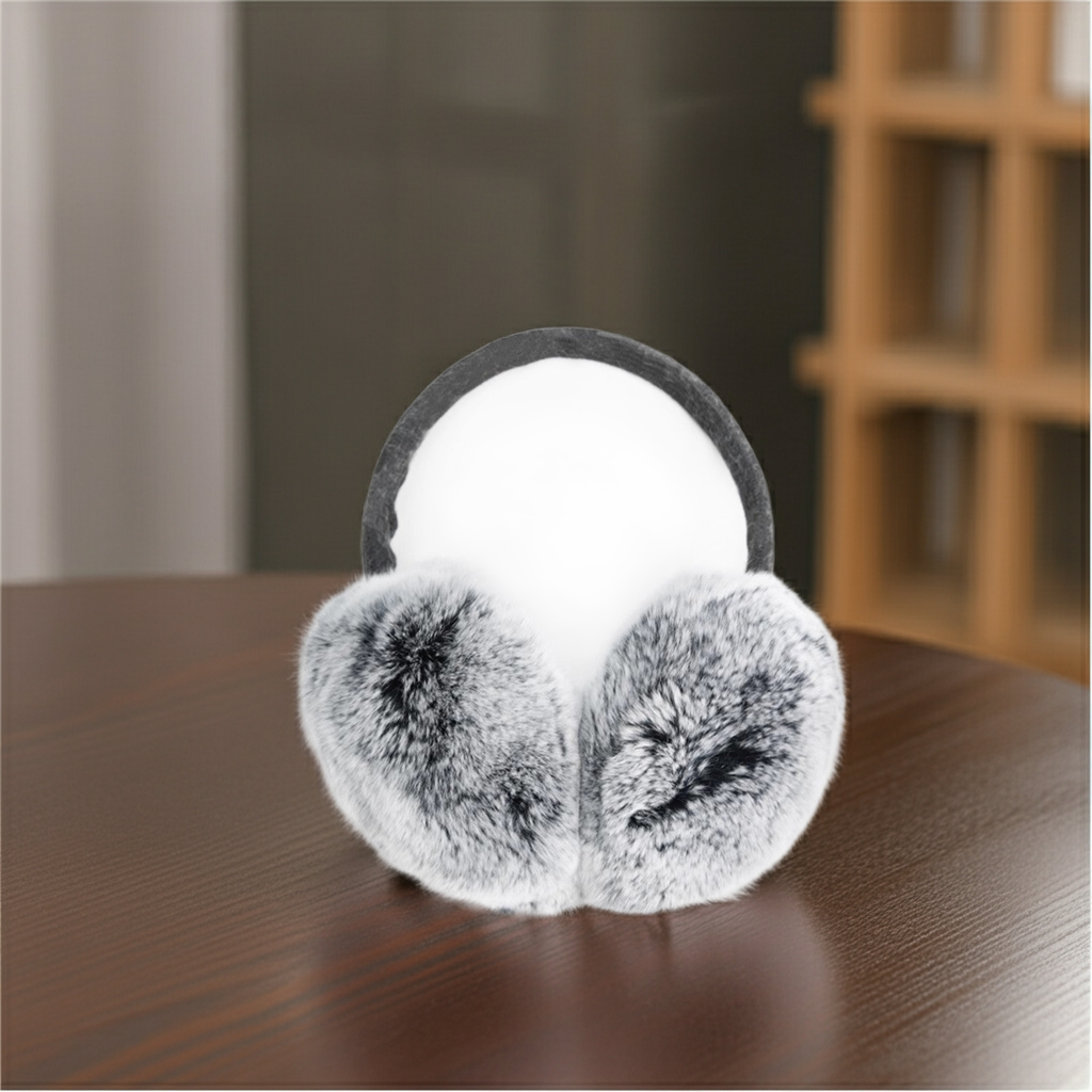 Autumn and Winter Plush Warm Fashionable Ear Protection Rabbit Fur Ear Muffs