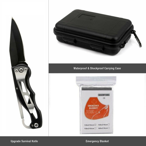✅ 14-in-1 Outdoor Emergency Survival & Safety Gear Kit – Camping & Adventure